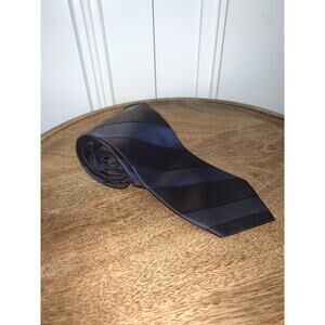 Ryan Seacrest Distinction Men's Blue Striped Silk‎ Necktie